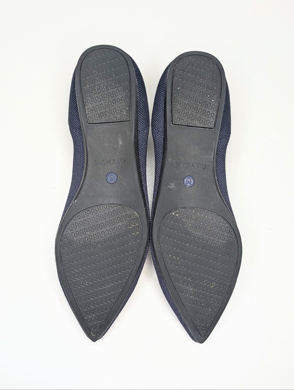 Rothy's The Point Flats Dark Navy Blue Slip On Ballet Size 7.5 - Picture 10 of 10